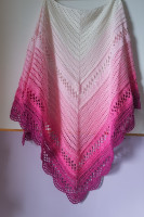 Pink Ombre Louvre Shawl