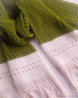 Cane Lace Scarf - Tunisian Crochet Pattern